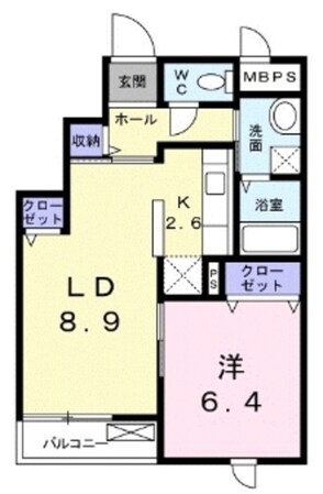 ベラ カーサ Kの物件間取画像